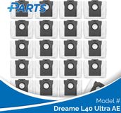 Plus.Parts Dreame L40 Ultra AE Sacs d'aspirateur (20 Pièces)