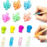 Aide à l'écriture pour stylos pour enfants, porte-stylos pour enfants, aide à l'apprentissage de l'écriture, porte-stylos pour enfants, aide à l'écriture pour enfants (18 pièces)