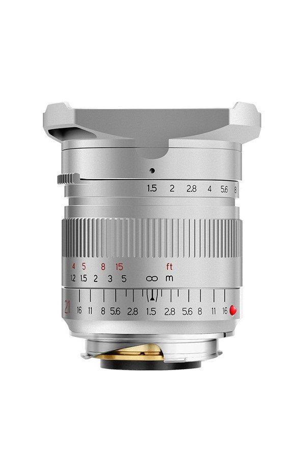 TTArtisan M 21mm F1.5 ASPH - Zilver - Leica M - 72mm