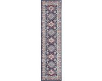 Safavieh Tapijtloper Kathleen Border Navy Blauw 61 x 244 cm