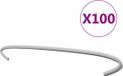 vidaXL Gabionhaken - 100 stuks - 30 cm - Gegalvaniseerd Staal
