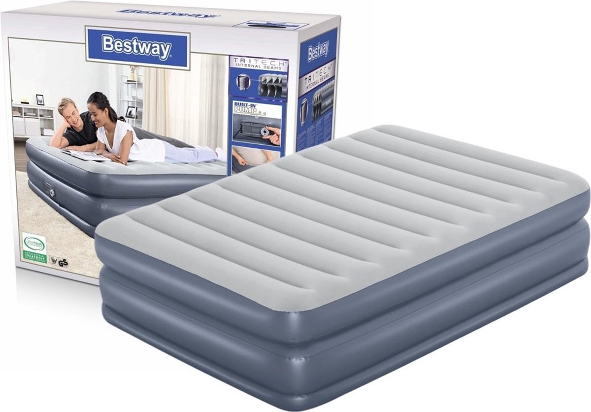 Bestway Bestway - luchtbed & pomp - 2 persoons - 226x152x51cm
