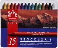 Caran D'ache Neocolor I wax pastels set 15 pcs