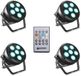 Cameo ROOT PAR 6 SET 1 inclusief afstandsbediening