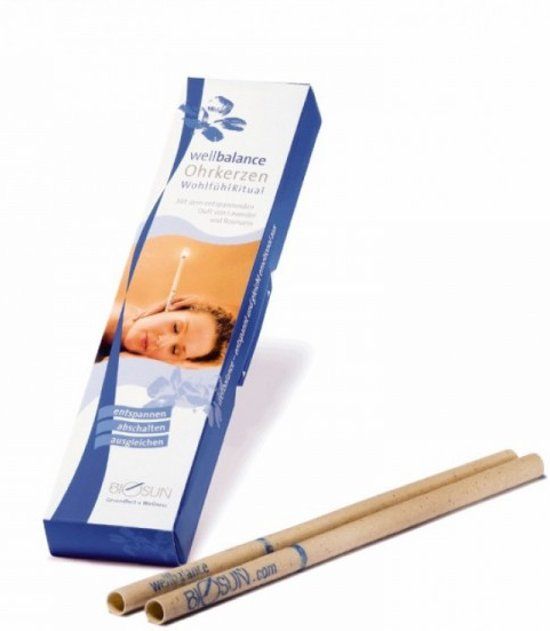 Biosun Oorkaarsen Wellbalance Lavendel 2 stuks - 4029338554043