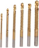 Robuust HSS Foret à métaux Set 3-8 mm pour Métal, Bois et Plastique (6 pièces)