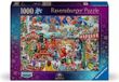 Ravensburger Kerst Legpuzzel 1000 Stukjes Stoomtrein