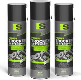 Spraytive 3x 500ml kettingspray droog met ptfe smeermiddel voor fiets motor en machines beschermt tegen slijtage vuil en roest
