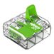WAGO Green Range 30 stuks 3-aderige klemmen I tot 6 mm² I 3-aderige aansluitklem met steekhendels voor alle geleidertypes I 221-623