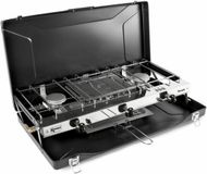 Kampa Fornello Gasfornuis met Grill - 2 Branders - Zwart
