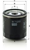 MANN-FILTER Oliefilter W 712/83