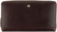bugatti Neaples Ladies Wallet Zip Around Brown
