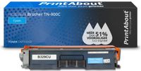 PrintAbout Huismerk Brother TN-900C Cyaan Toner | 6500 pagina's | Compatibel