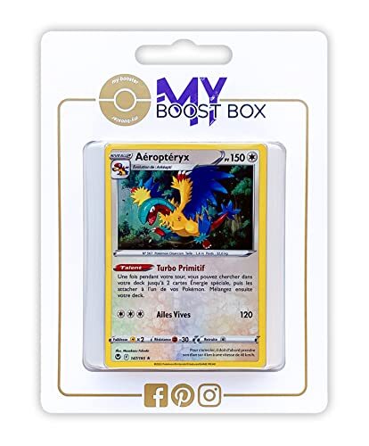 my-booster Aéroptéryx (Archeops) 147/195 Holo - Myboost X Epée et Bouclier 12 Tempête Argentée - Doos met 10 Franse Pokemon kaarten