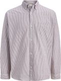 JACK&JONES JORNORREBRO OXFORD SHIRT L/S Heren Overhemden S Cabernet