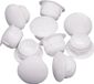 Bouchons de trous 40 pièces - Cache-trous de forage - Finition de meubles - Aspect esthétique - 10 mm - Blanc