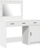 vidaXL Kaptafel Wit Bewerkt Hout 40 x 41 x 75 cm