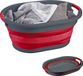 Westmark Wasmand - Opvouwbare wasmand, 24 liter, Grijs/Rood