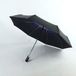Kabinga Parasol04 Automatische parasol, voorkomt uv-stralen, zonwering, aluminium, zwart, L