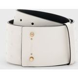 AllSaints Lara Ceinture Blanche/laiton Chaud Taille : XS
