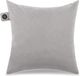 Thermrup® Coussin chauffant sans fil – Coussin chauffant électrique avec batterie externe (5 000 mAh) – Velours gris – 3 niveaux de chaleur – Dimensions 45x45 cm