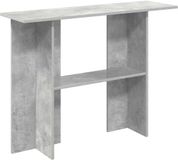 vidaXL Wandtafel Betongrijs 100 x 30 x 75 cm Bewerkt hout