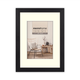 Zep Malmo Black houten fotolijst 7x10/10x15 cm met passe-partout