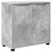 vidaXL Meuble de salle de bain pour lavabo, couleur béton, 60 x 30 x 60 cm