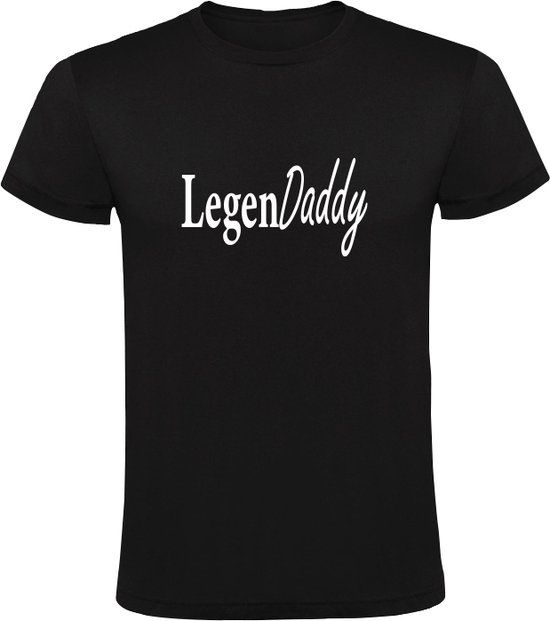 Sol's Legendaddy Heren T-shirt - Zwart - Maat S