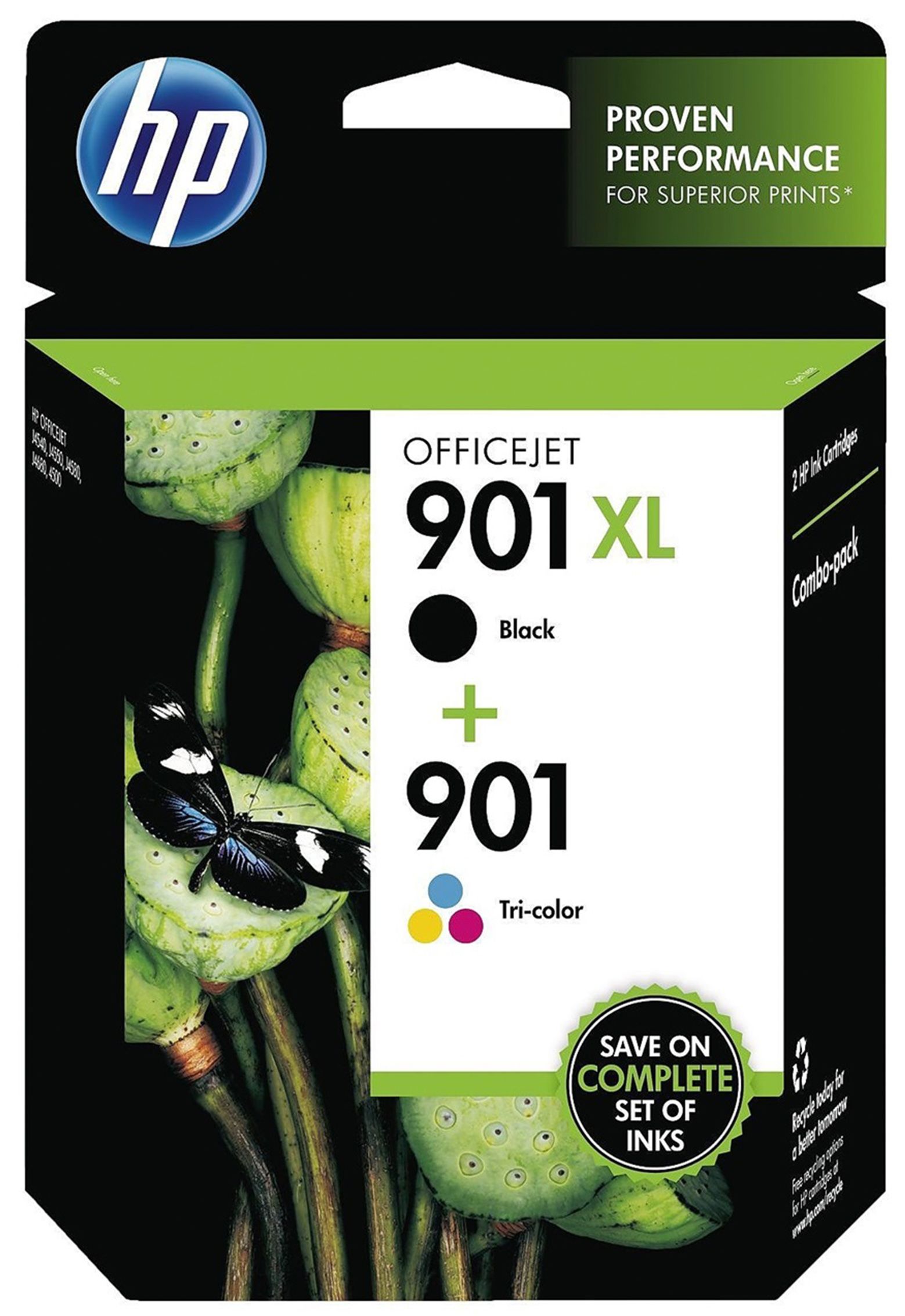 HP 901XL - Multipack - Zwart & Kleur - Inktcartridge - SD519AE