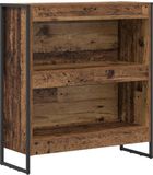 vidaXL Boekenkast 80 x 30 x 86,5 cm Bewerkt hout Oud hout
