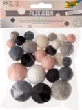 Folia Viltballetjes Pure Trend Assortiment aan kleuren