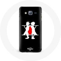 Maniacase Hoesje voor Samsung Galaxy A3 Hunter x Hunter Manga Logo Zwart