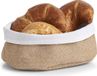 Opbergmand Zeller Broodmandje - jute - 22 x 15 x 10 cm - Beige