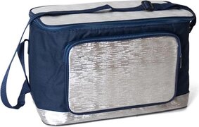 Gerimport Koeltas 39 X 26 Cm 18 Liter Polyester Blauw/zilver