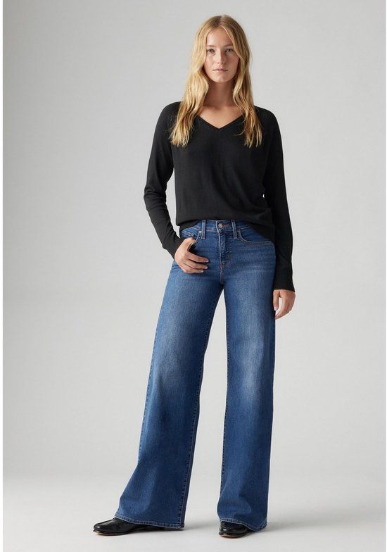 Levi's Jeans 318 Shaping Vrouwen Blauw Regular Fit