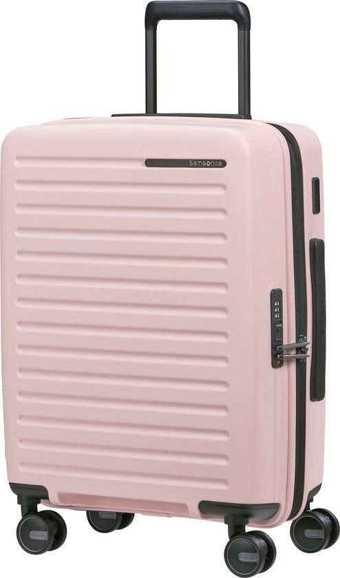 Samsonite Koffer - Restackd spinner (4 wielen) 55/20 handbagage - uitbreidbaar - Rose - 45 l - 2.7 kg