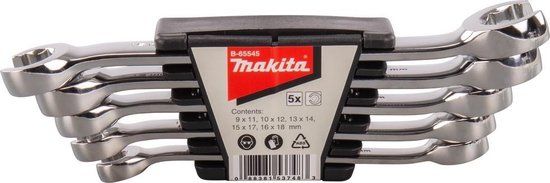 Makita Ringsleutelset open 5-delig