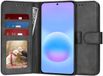 Techsuit Hoesje geschikt voor Samsung Galaxy A57 - Diary Book Wallet Case - Zwart
