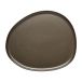 Aida Assiette Raw Organic 29x25 cm Marron métallisé