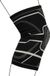 Avento Knie Bandage - Compressie - Zwart/Zilvergrijs - Maat S/M