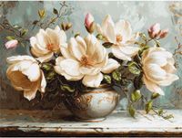 Luca-S Borduurpakket The Mysterious Magnolia's - Moeilijk patroon - B707