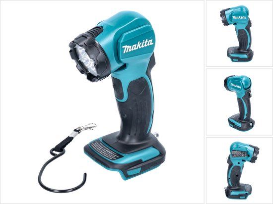 Makita DML815 LED Zaklamp - Zwart/Turkoois - 160 lm