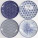 Tokyo Design Studio Nippon Blue bordenset – 4-delig – 25,7 cm – Porselein