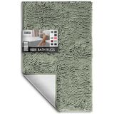 Hearth & Harbor Badkamermatten, Chenille-badmat - machinewasbare badmatten voor badkamer antislip rugrubber, sneldrogende badkamermat