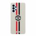 Fibriva™ Coque de Téléphone Officielle Manchester United – Rayures Verticales et Blason