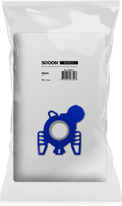 SQOON® Basic - Miele G/N filterplus 3D Hyclean Stofzuigerzakken - 10 stuks