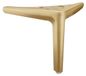 Omgoods - 2 Pièces Pieds de Meuble Triangulaires en Métal - Pieds de Rechange pour Meubles 18cm
