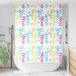 Maison Exclusive - Rideau de douche avec coffre, dimensions 150x240 cm, largeur du tissu 146 cm