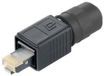Telegärtner 100007463 RJ45-stekkerset variant 4 Prise, droit Nombre de pôles : 8P8C Noir 1 pièce(s)